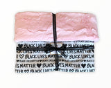 Black Lives Matter Blanket-White Minky