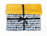 Black Lives Matter Blanket-White Minky