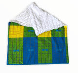 Nuru African Print Baby Blanket
